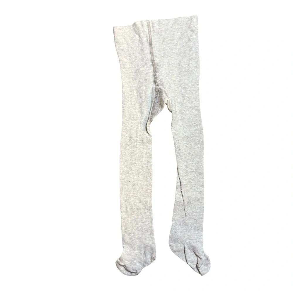 H&M Baby Beige Footed Tights 2–6M